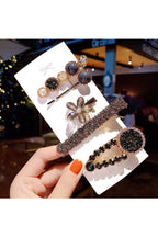 Geometry Rhinestone Hair Clip Set L4165
