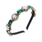 Baroque Pearl Glass Drill Headband L4180