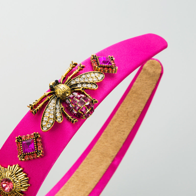 Bee Rhinestone Headband L4181
