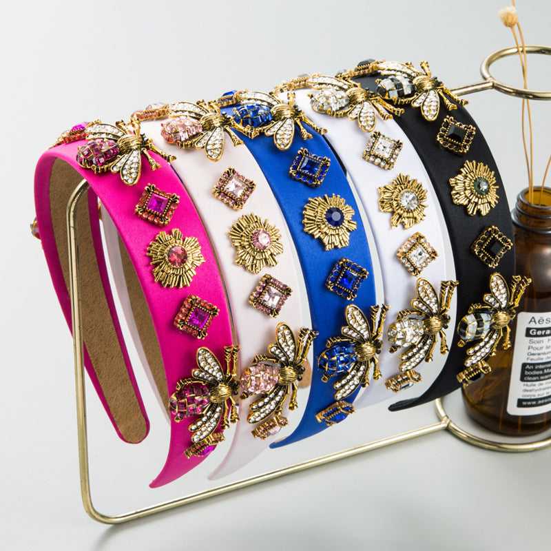 Bee Rhinestone Headband L4181