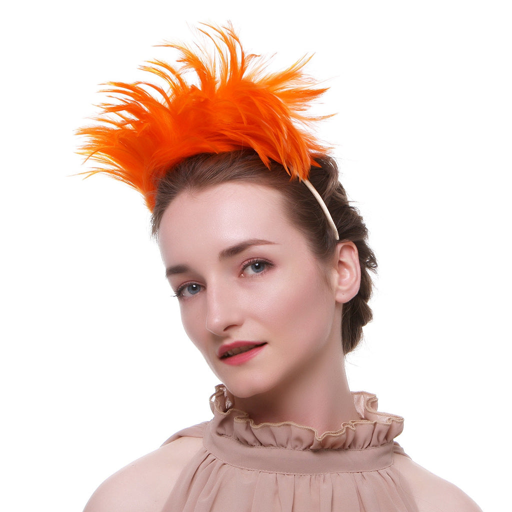 Multicolor Feather Headband L4184