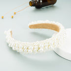 Pearl Crystal Headband L4191