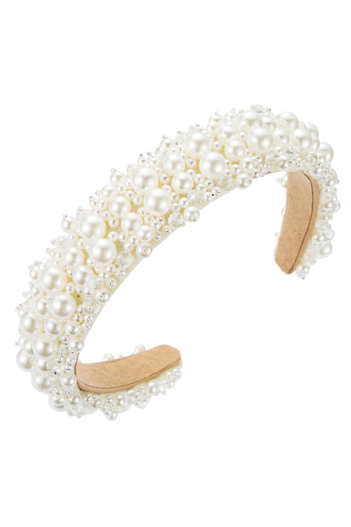 Pearl Crystal Headband L4191