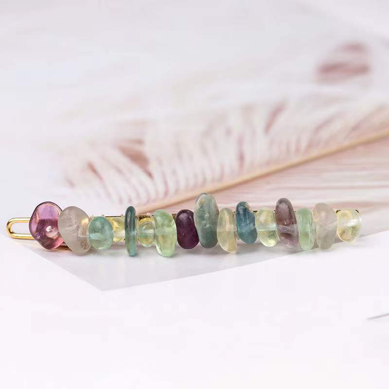 Irregular Stone Hair Clip L4200