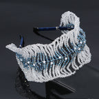 Crystal Bead Wave Headband L4209