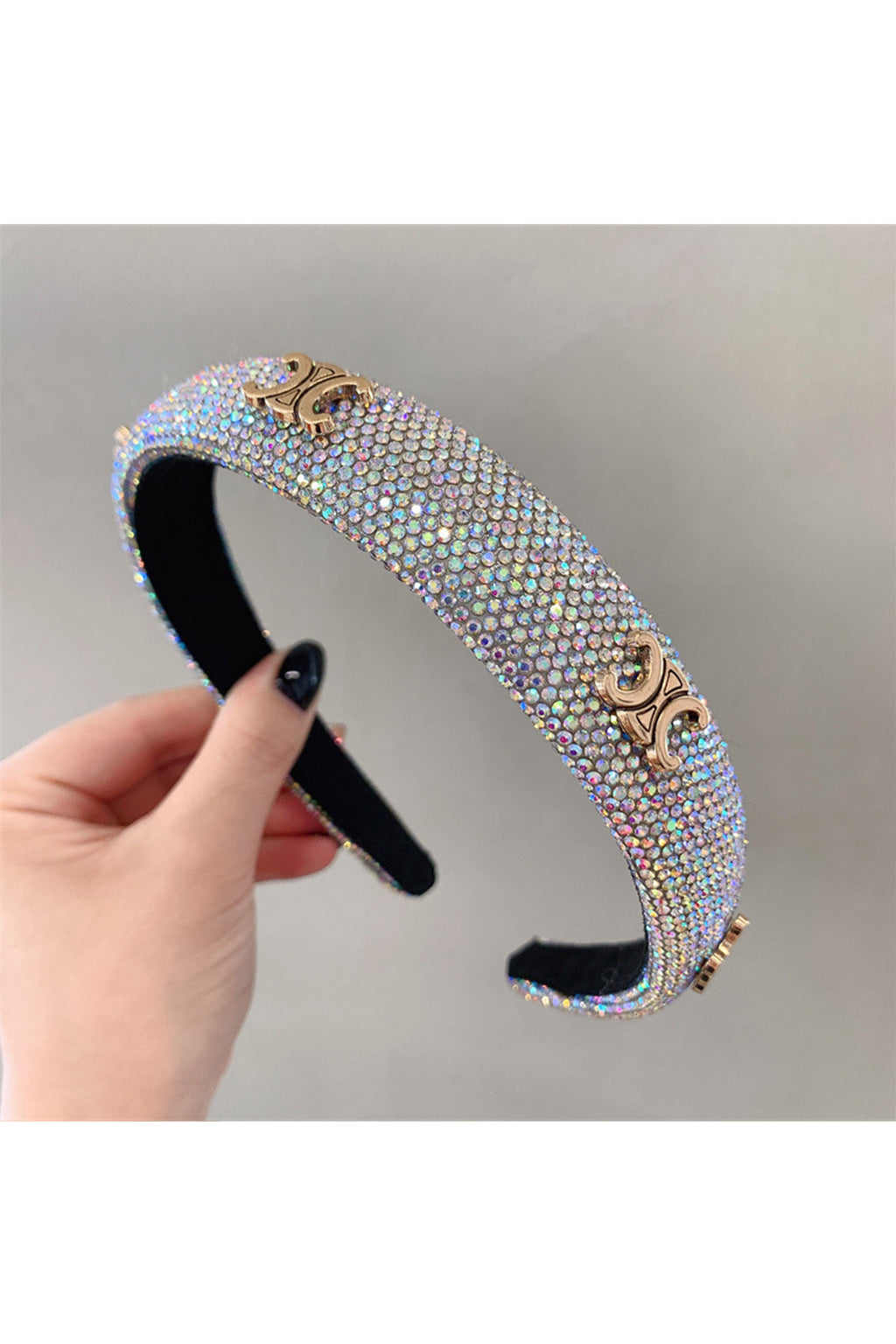 Multicolor Rhinestone Headband L4213