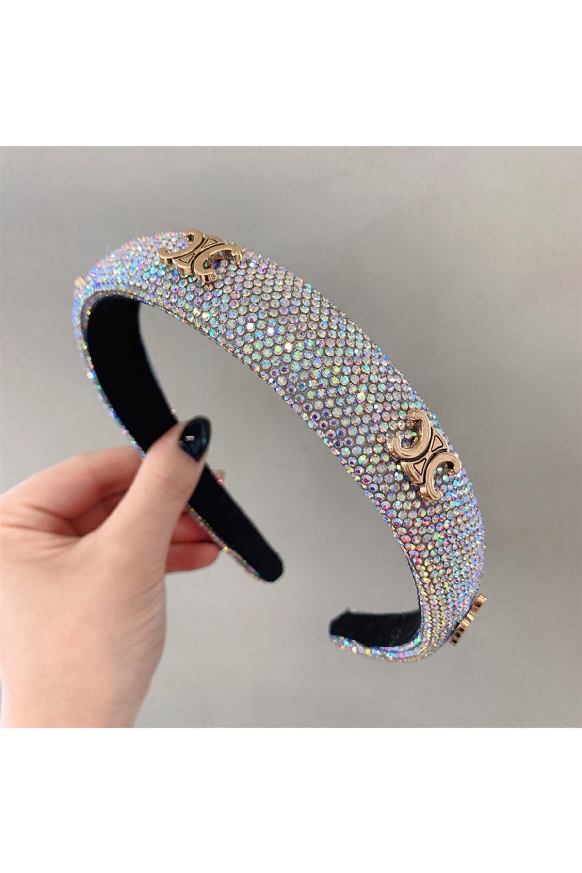 Multicolor Rhinestone Headband L4213