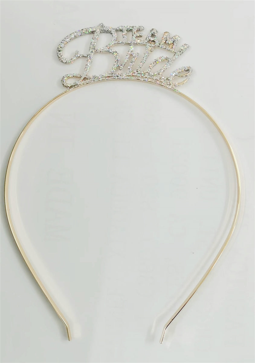 BRIDE TEAM Rhinestone Headband L4224