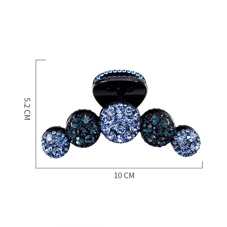 Five Beads Rhinestone Hair Clip L4233