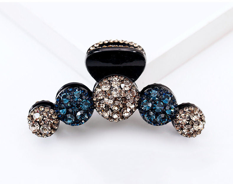 Five Beads Rhinestone Hair Clip L4233