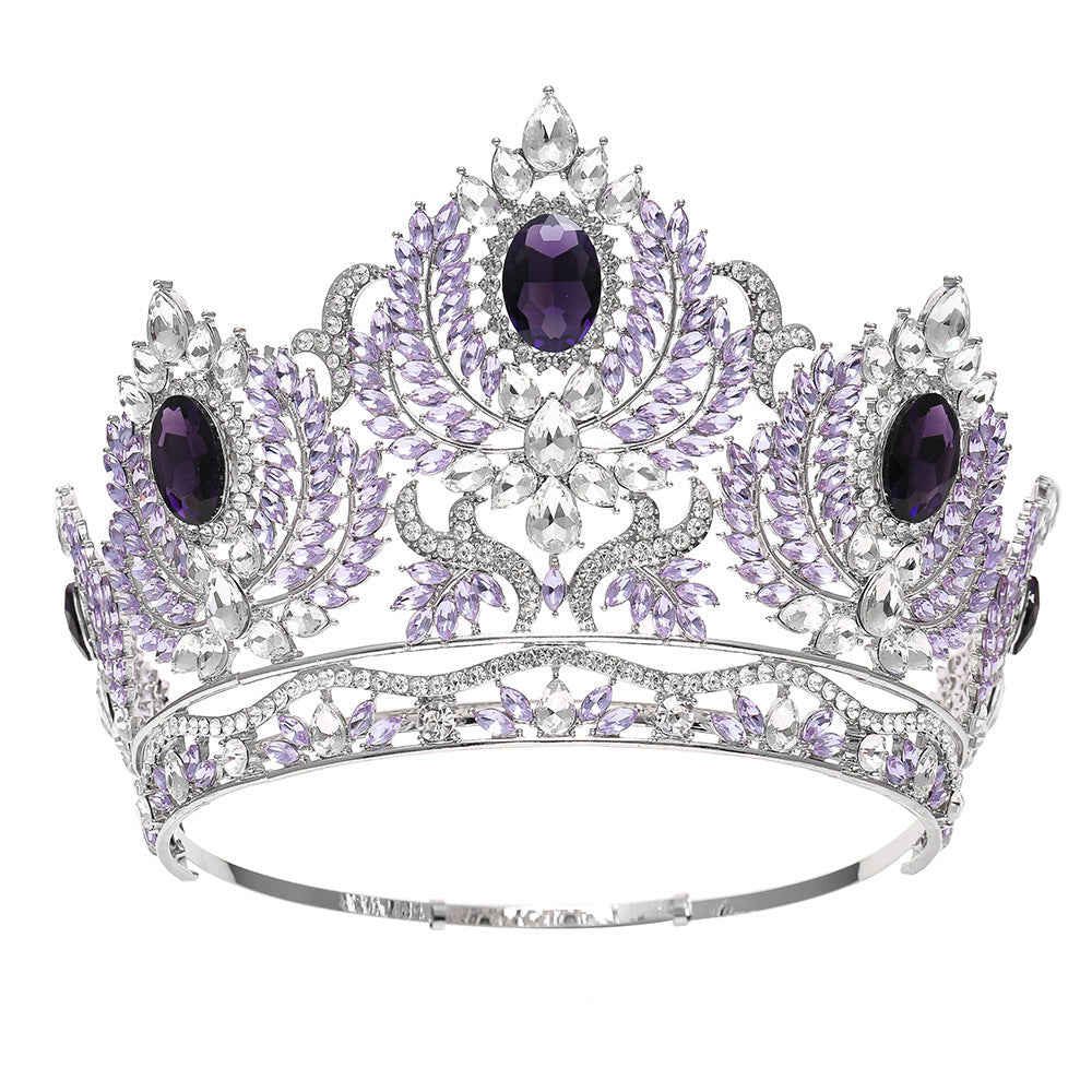 Rhinestone Crown Headband L4264