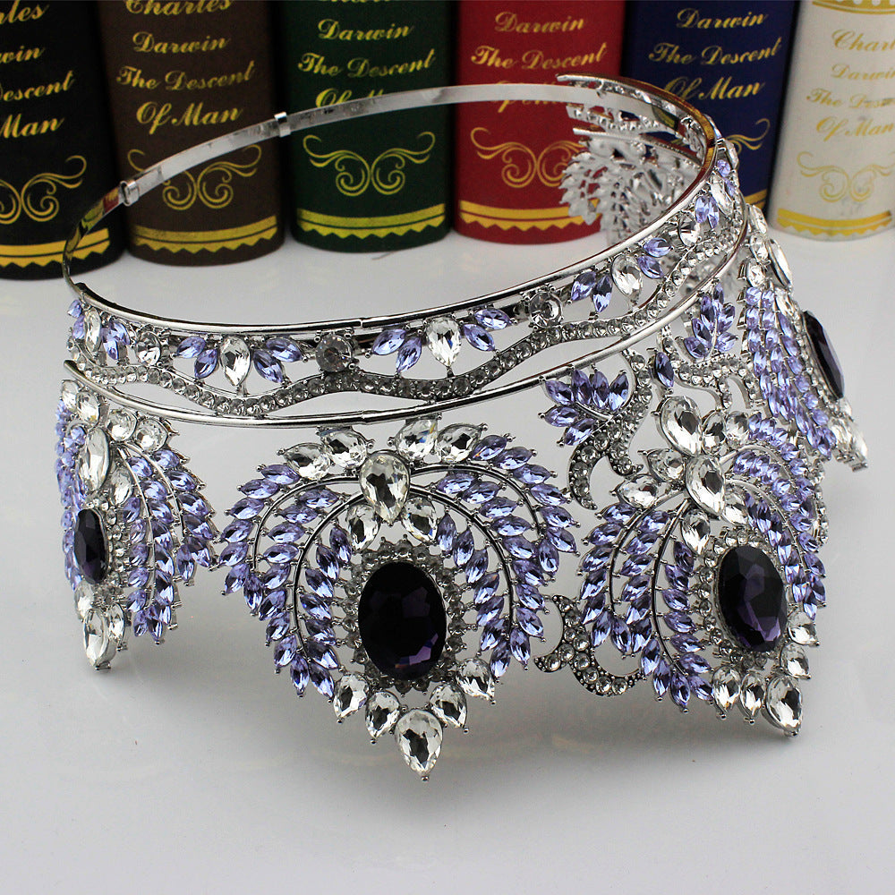 Rhinestone Crown Headband L4264