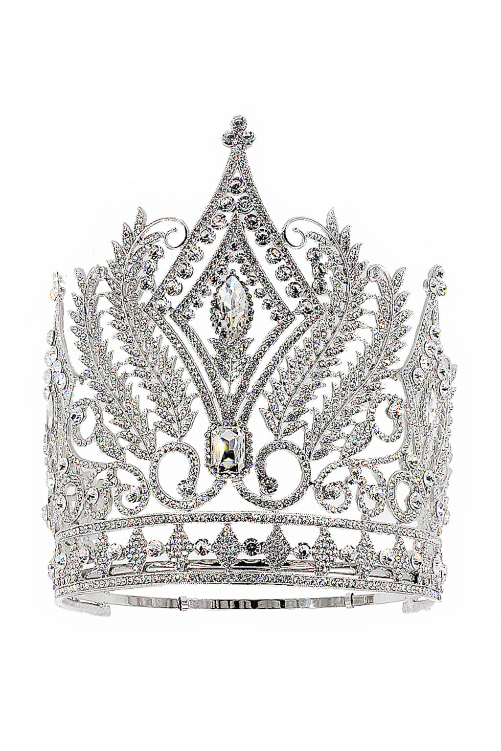 Baroque Rhinestone Crown Headband L4266