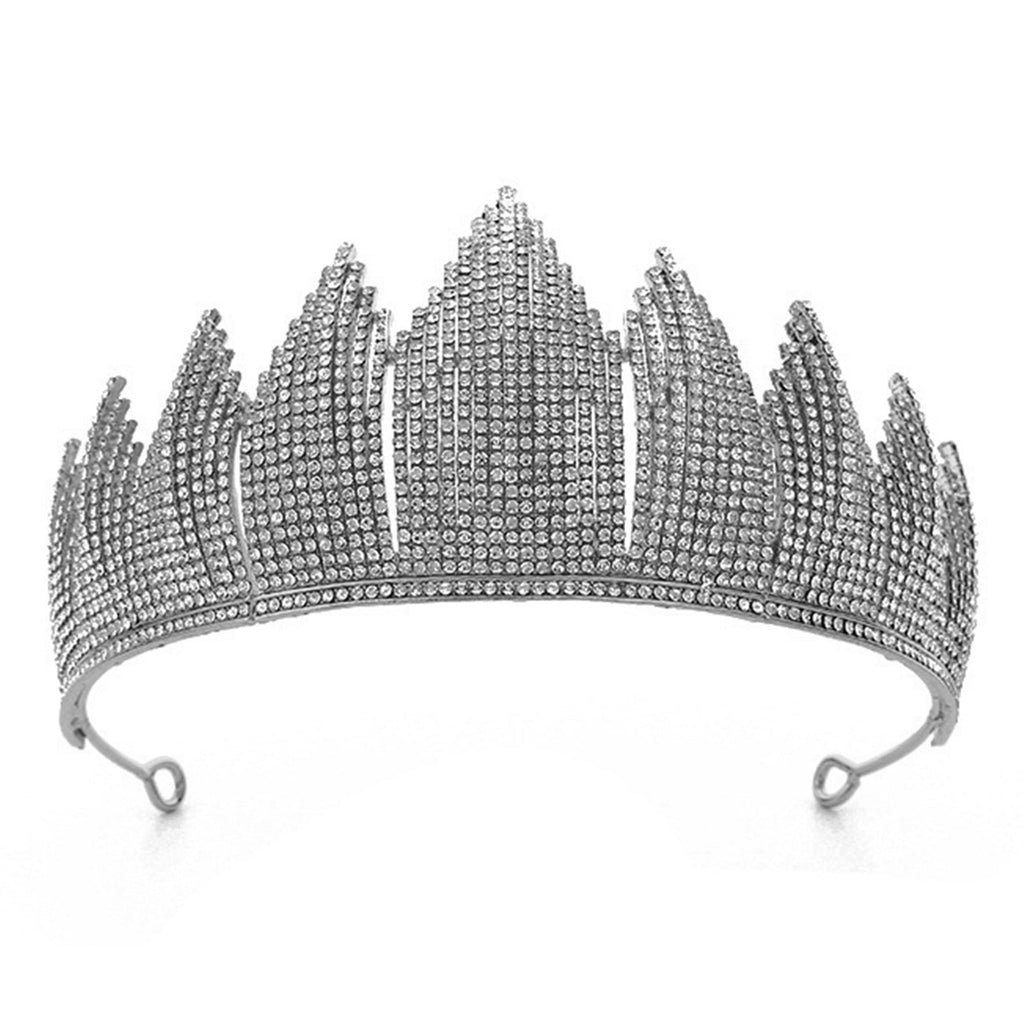 Baroque Rhinestone Crown Headband L4268