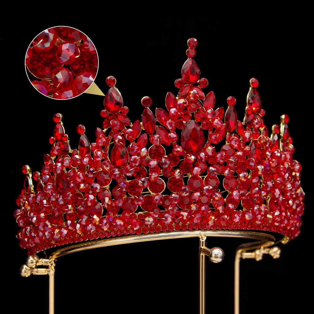 Rhinestone Crown Headband L4278