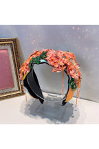 Floral Sequins Tassel Headband L4309