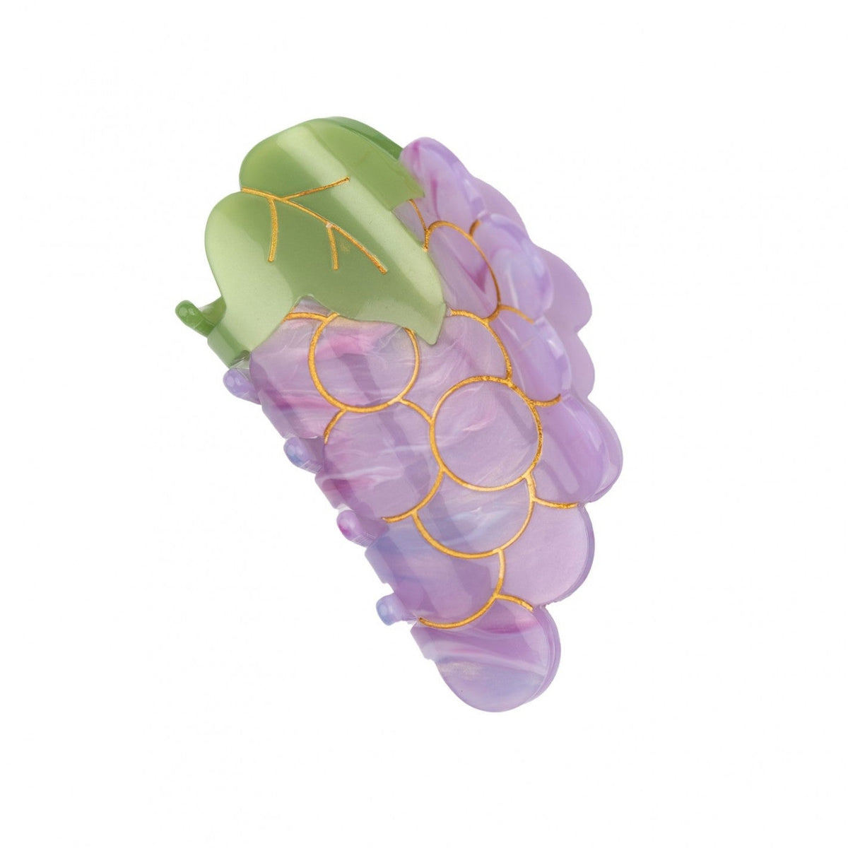 Grape Acrylic Hair Clip L4322