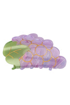 Grape Acrylic Hair Clip L4322