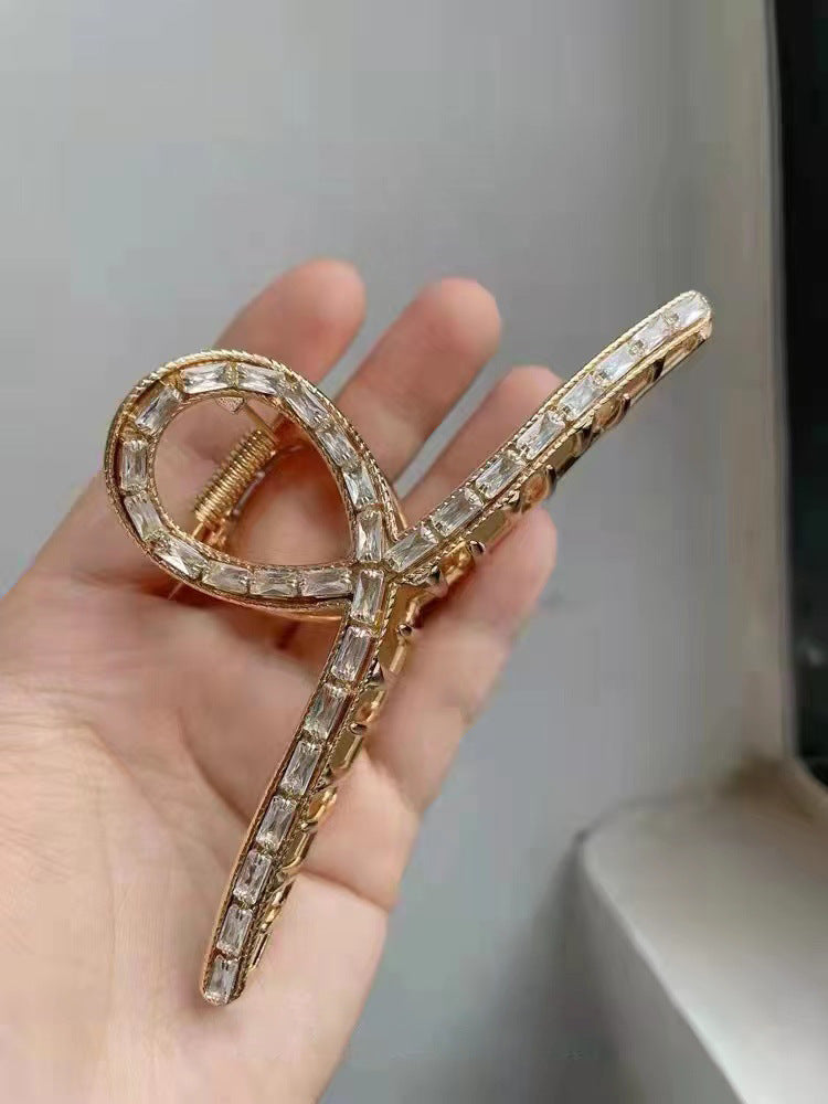 Cross Cubic Zirconia Hair Clip L4330