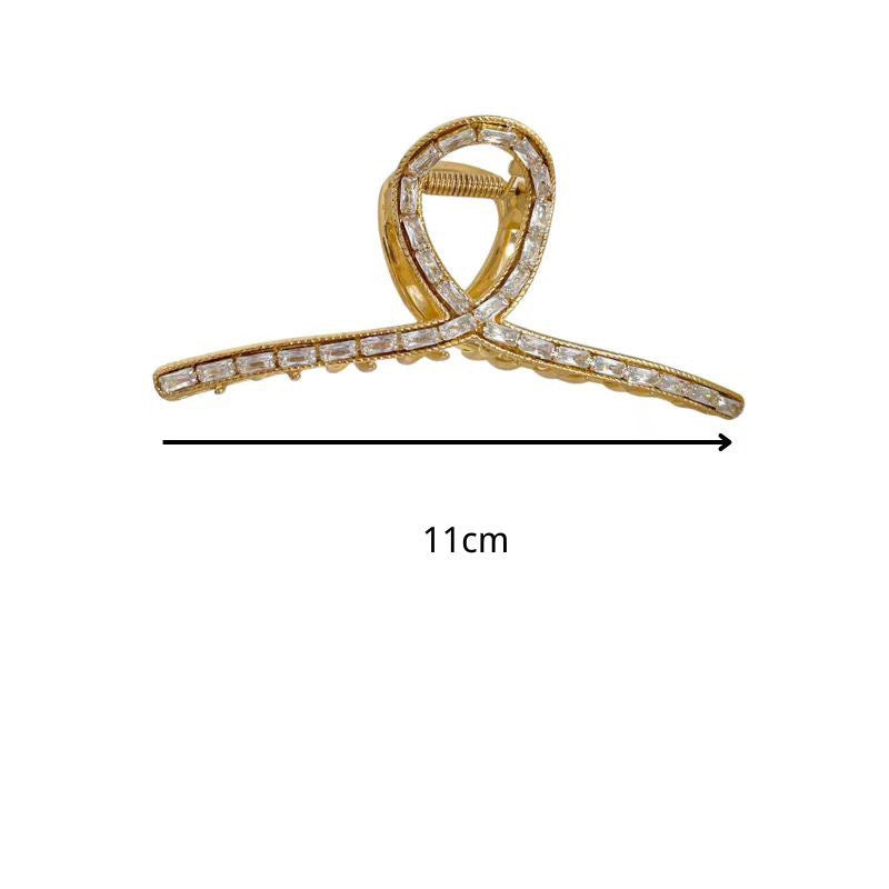 Cross Cubic Zirconia Hair Clip L4330