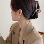 Cross Cubic Zirconia Hair Clip L4330