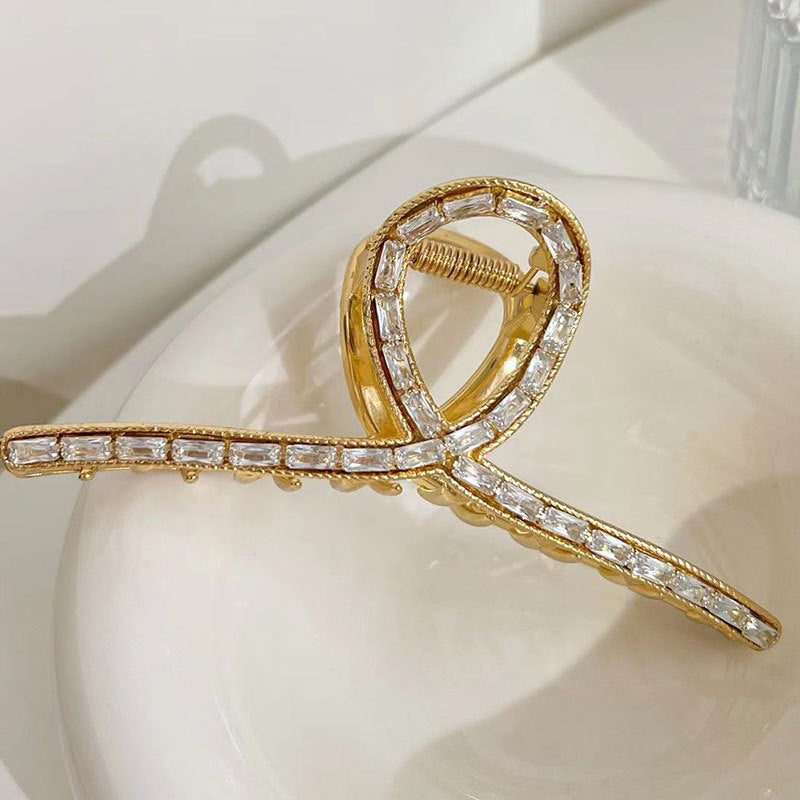 Cross Cubic Zirconia Hair Clip L4330