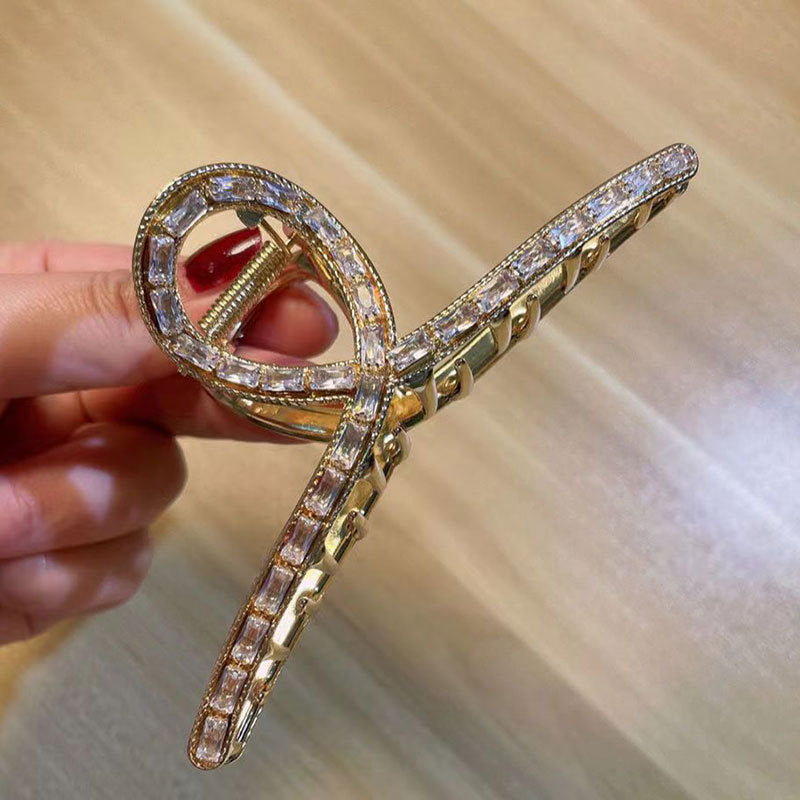 Cross Cubic Zirconia Hair Clip L4330