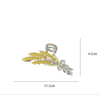 Ear of Wheat Rhinestone Hair Clip L4357