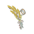 Ear of Wheat Rhinestone Hair Clip L4357