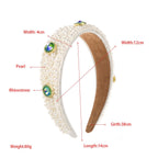 Baroque Pearl Rhinestone Headband L4367