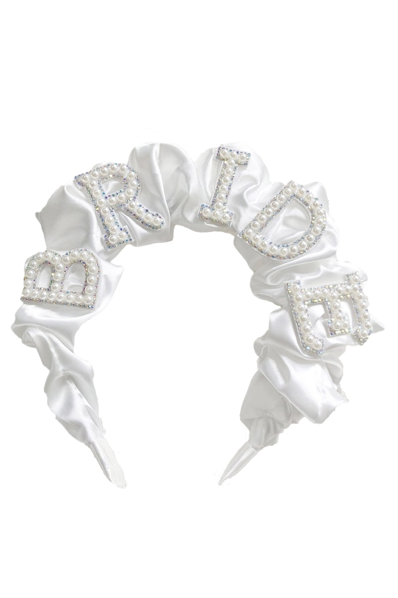 BRIDE Pearl Silk Feeling Headband L4378