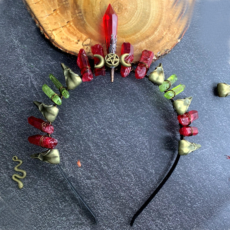 Moon Crown Quartz Headband L4383