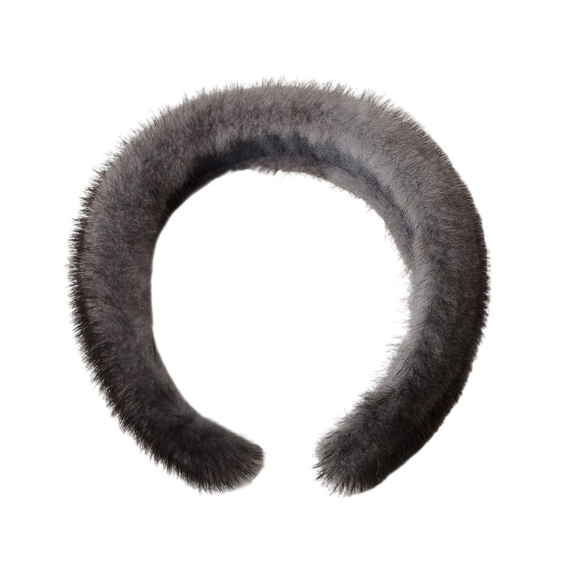 Mink Hair Headband L4394