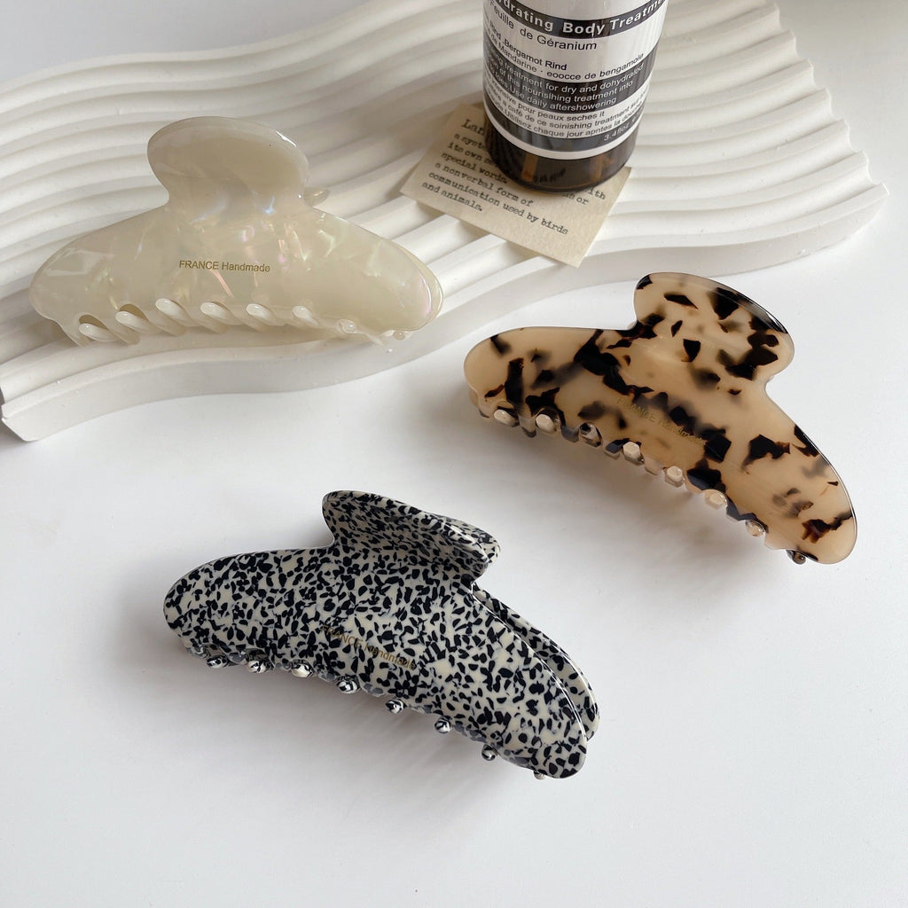 Leopard Patten Acrylic Hair Clip L4455