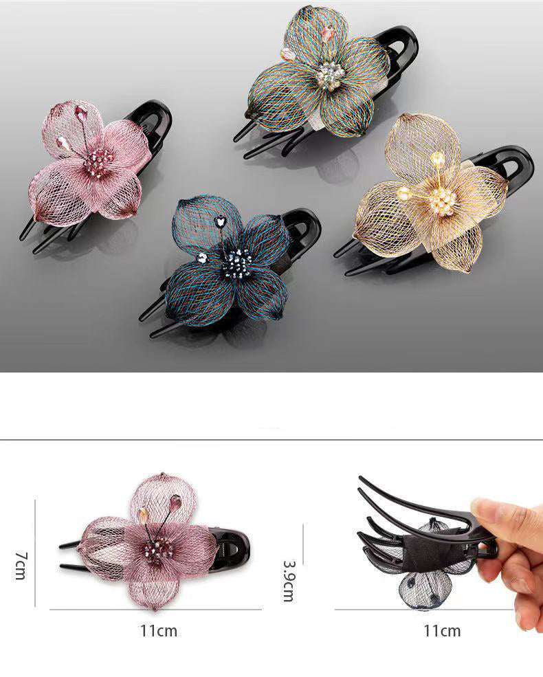 Flower Acrylic Hair Clip L4475