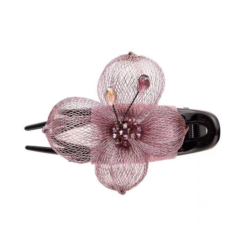 Flower Acrylic Hair Clip L4475