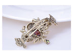 Owl Rhinestone Hair Clip L4491