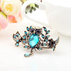 Owl Rhinestone Hair Clip L4491
