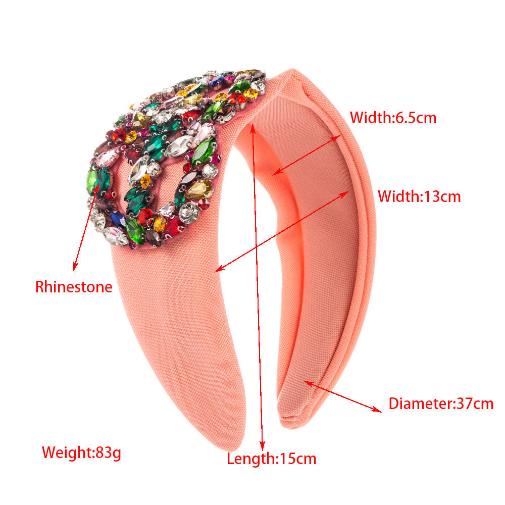 Baroque Rhinestone Headband L4497