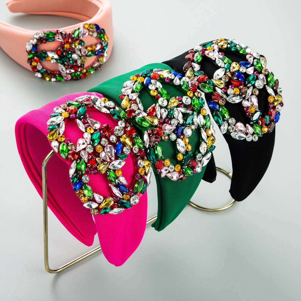 Baroque Rhinestone Headband L4497