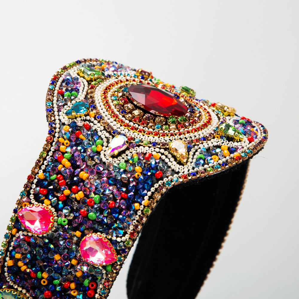 Baroque Rhinestone Headband L4498