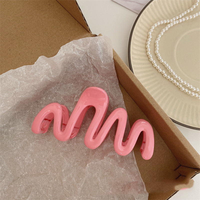 Wave Acrylic Hair Clip L4513