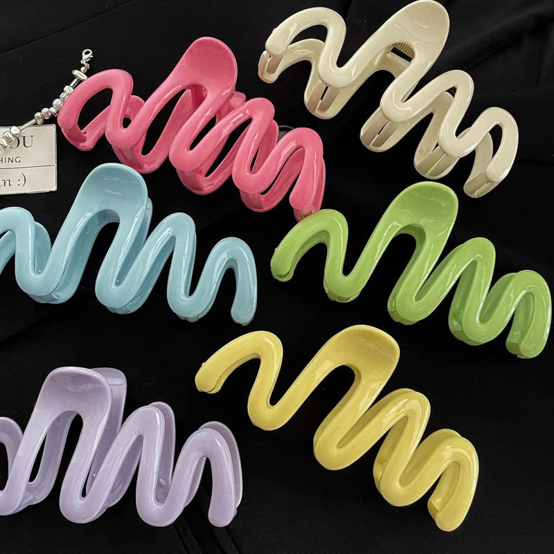 Wave Acrylic Hair Clip L4513