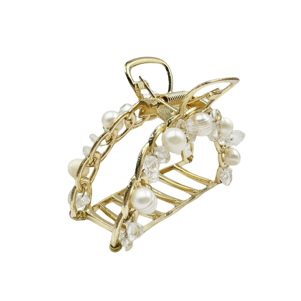 Freshwater Pearl Semiarc Hair Clip L4534