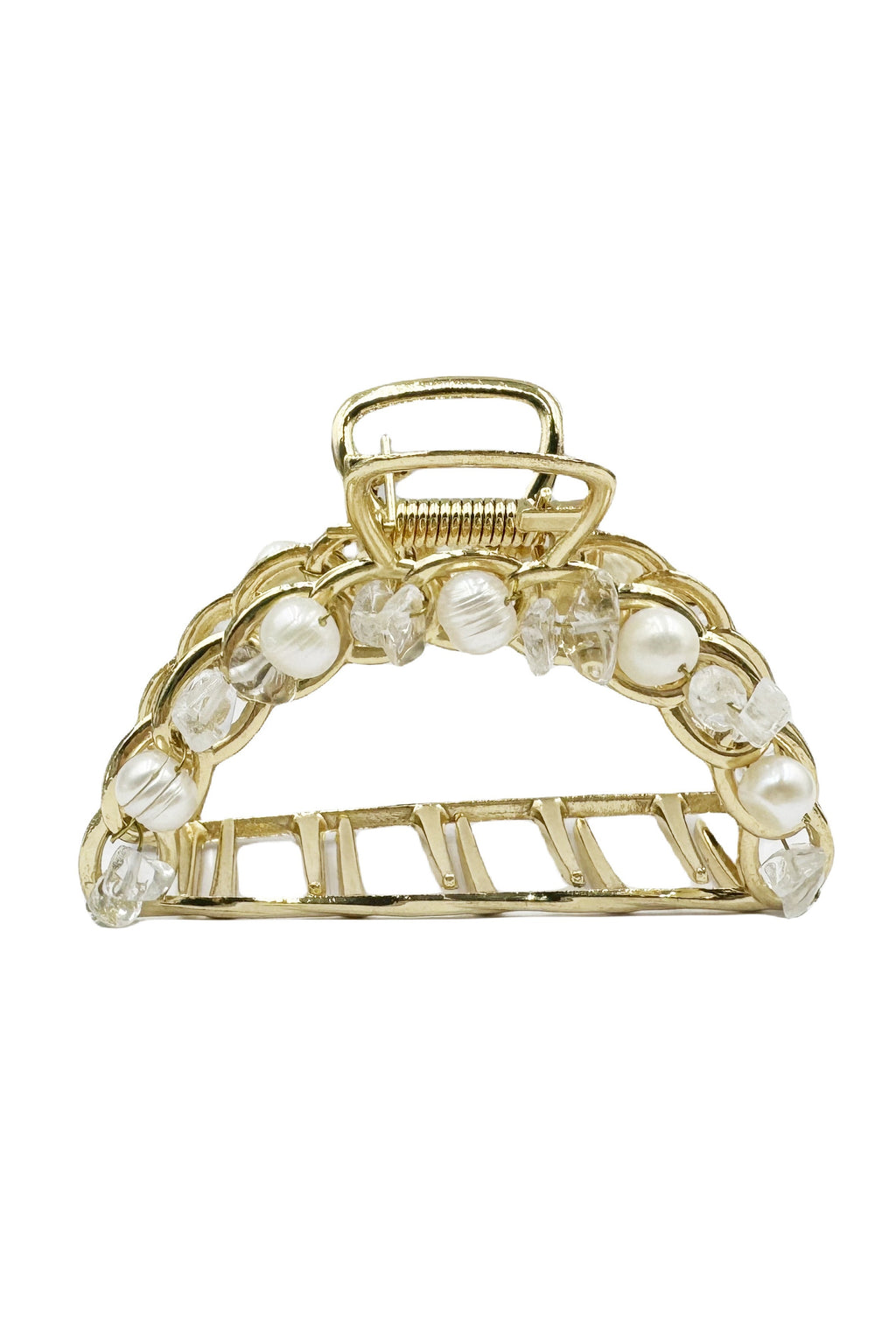 Freshwater Pearl Semiarc Hair Clip L4534
