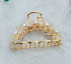 Freshwater Pearl Semiarc Hair Clip L4534