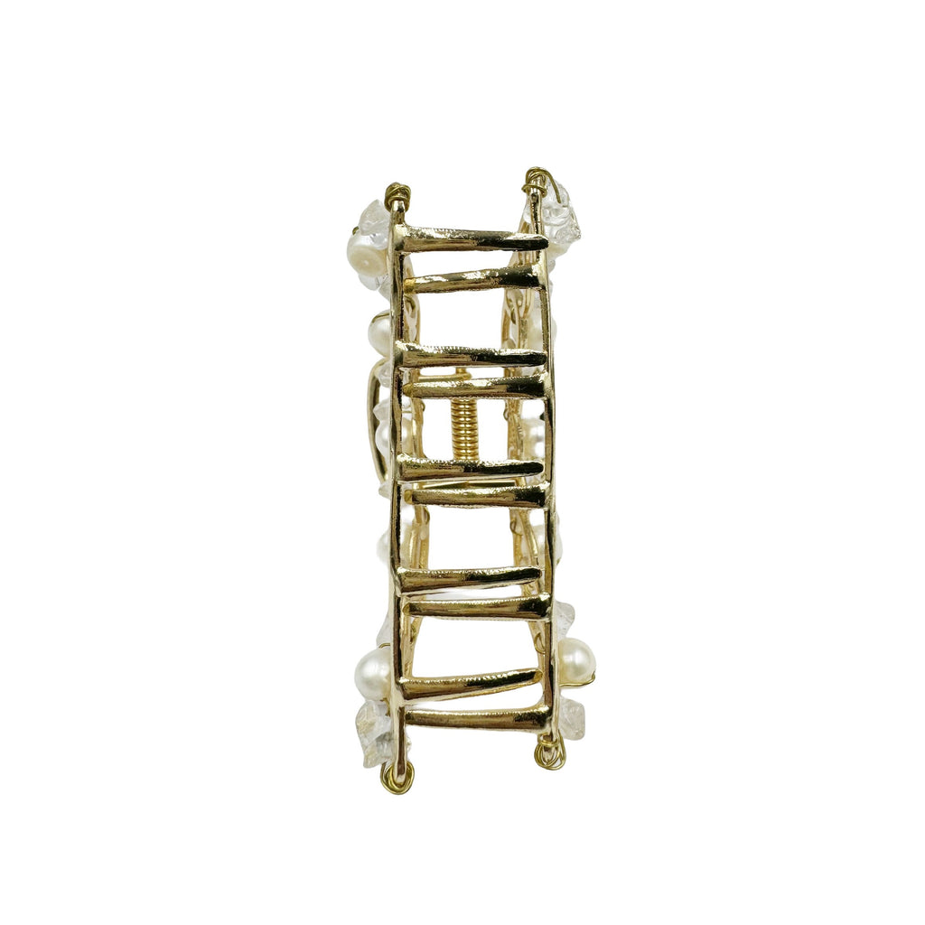 Freshwater Pearl Semiarc Hair Clip L4534