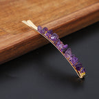 Irregular Natural Stone Hair Clip L4535