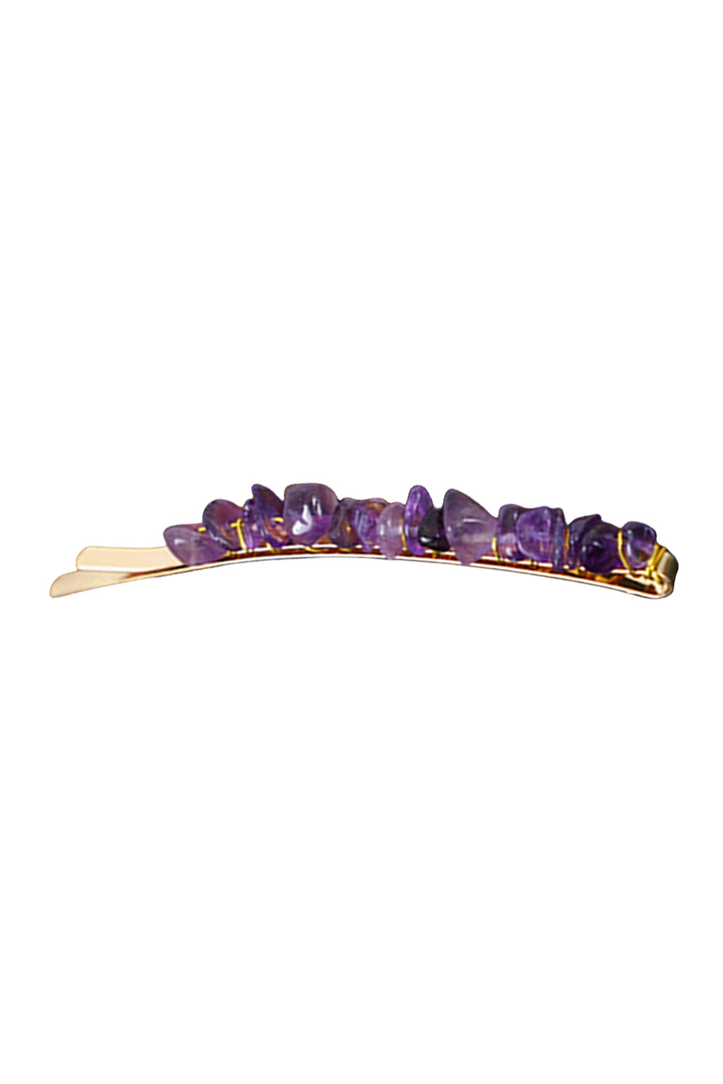 Irregular Natural Stone Hair Clip L4535