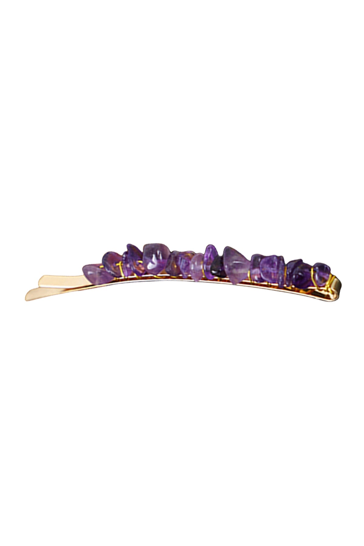 Irregular Natural Stone Hair Clip L4535